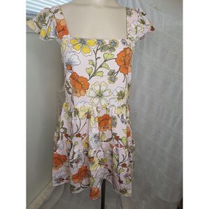 Lottie & Holly Band of Gypsies Womens Size X-Small Fit Flare Floral Mini Dress N